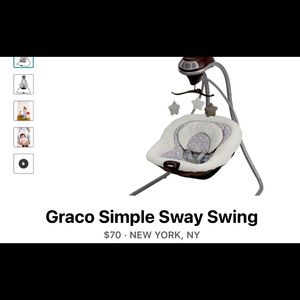 Graco Simple Sway Swing (unopened)